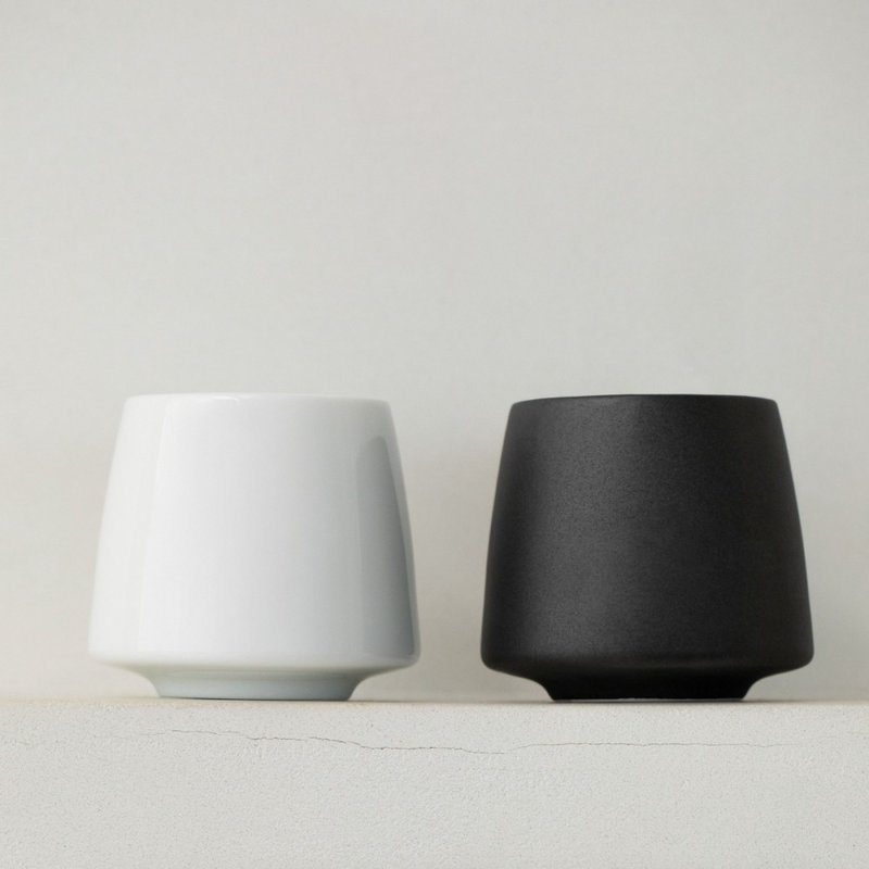 Aroma Flavor 陶瓷咖啡杯 S/M 两种尺寸可选 日本陶瓷餐具 - 咖啡杯/马克杯 - 陶 白色