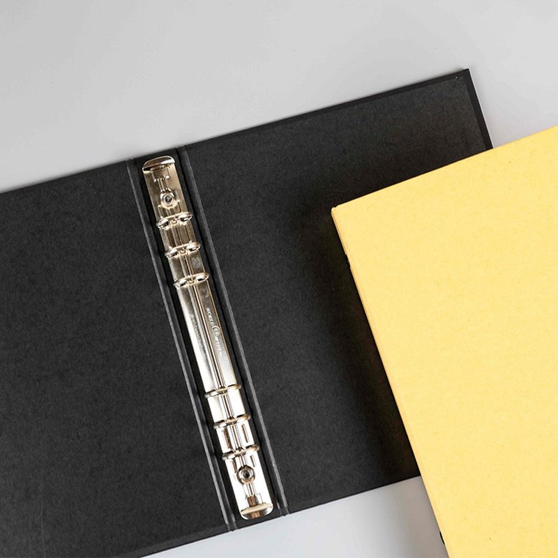 Chuyu A5/25K 6孔笔记空夹(铁夹)/六孔圆形空夹/办公收纳/档案本 - 文件夹/资料夹 - 纸 多色