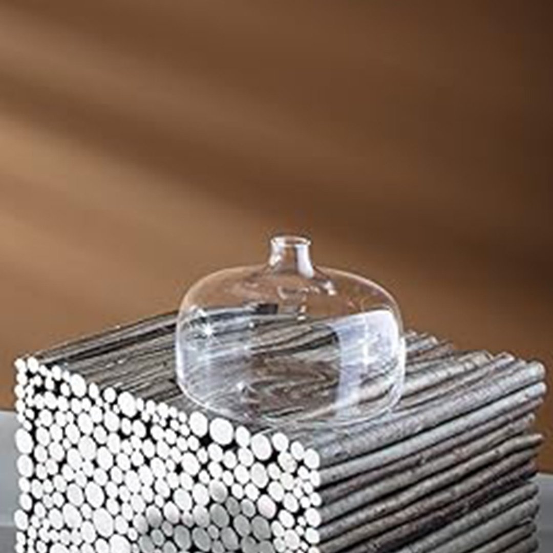 英国 LSA | Vessel 宽底窄口花瓶 /H18cm - 花瓶/陶器 - 玻璃 透明