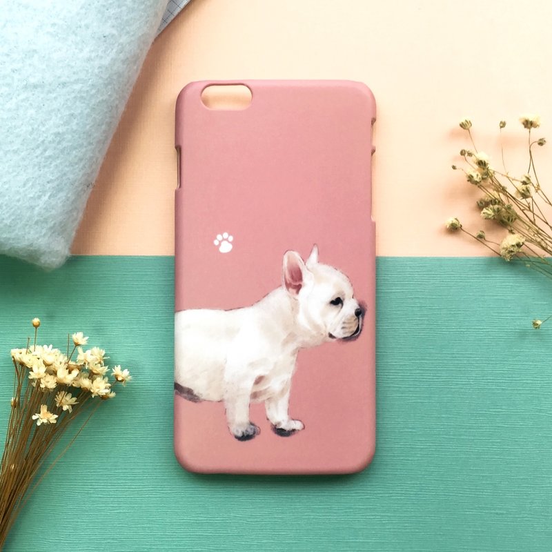 悠悠法斗(iPhone.Samsung三星, HTC, Sony.华硕手机壳保护套) - 手机壳/手机套 - 塑料 粉红色