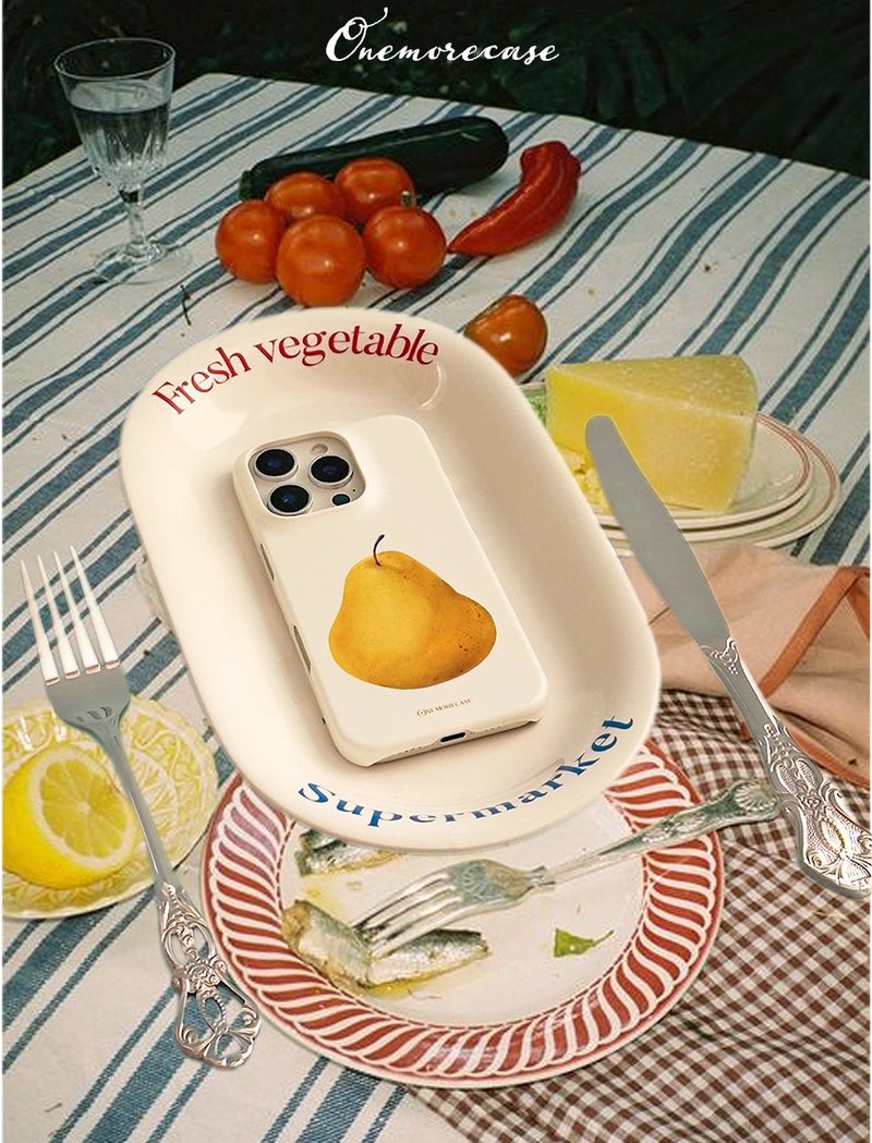 onemorecase原创 一颗香香果梨 进口iphone磨砂菲林手机保护壳 - 手机壳/手机套 - 其他材质 