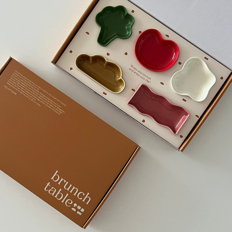 Pinkoi 线下活动预购商品 Brunch table 迷你盘 - 浅碟/小碟子 - 陶 灰色