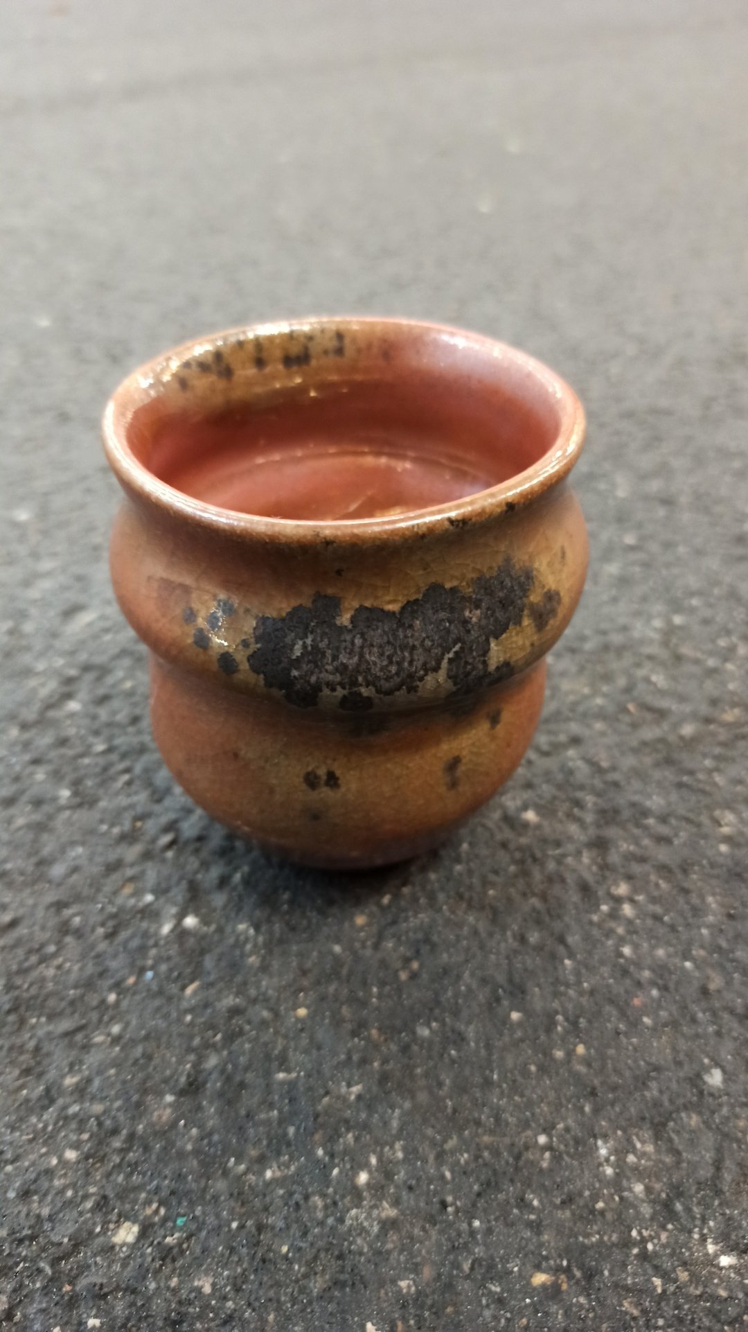 柴烧杯 - 酒杯/酒器 - 陶 金色