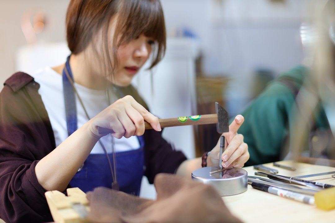 纯银戒指 特别款  对戒 金工体验 /花莲一日银匠1人成团/两人同行 - 金工/饰品 - 银 