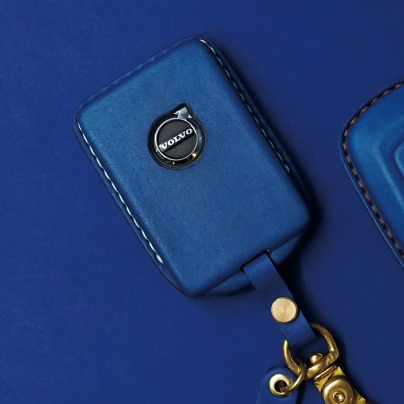 VOLVO 2020 V60 S60 XC40 XC60 XC90 V40 V90 汽车钥匙 皮套 钥匙 - 钥匙链/钥匙包 - 真皮 