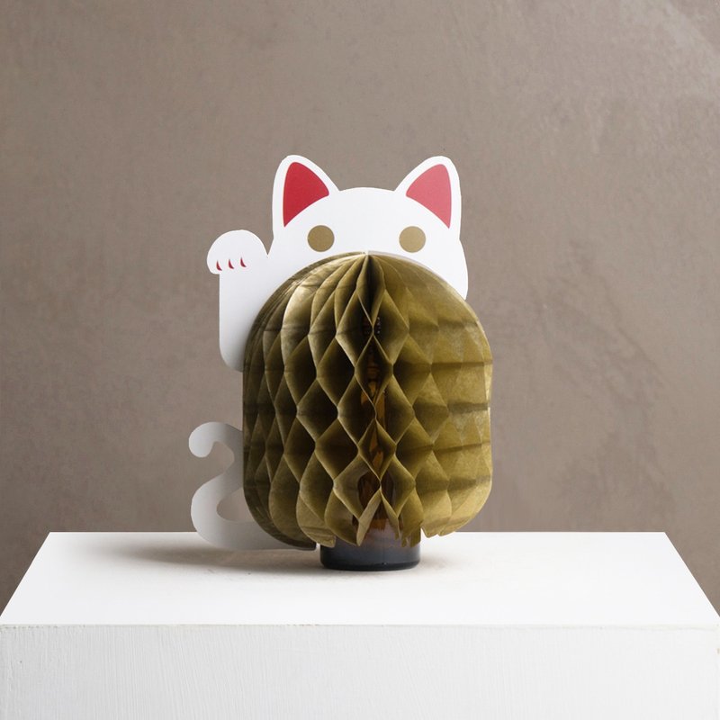 宠物友善/ 金运招财猫扩香组 乳香&花梨木/ 木质调 - 香薰/精油/线香 - 精油 金色