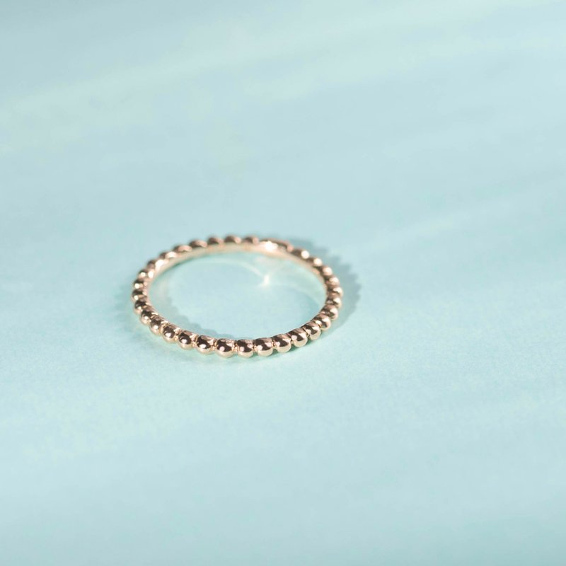 K14PG / 球体 - 戒指 - 其他金属 金色