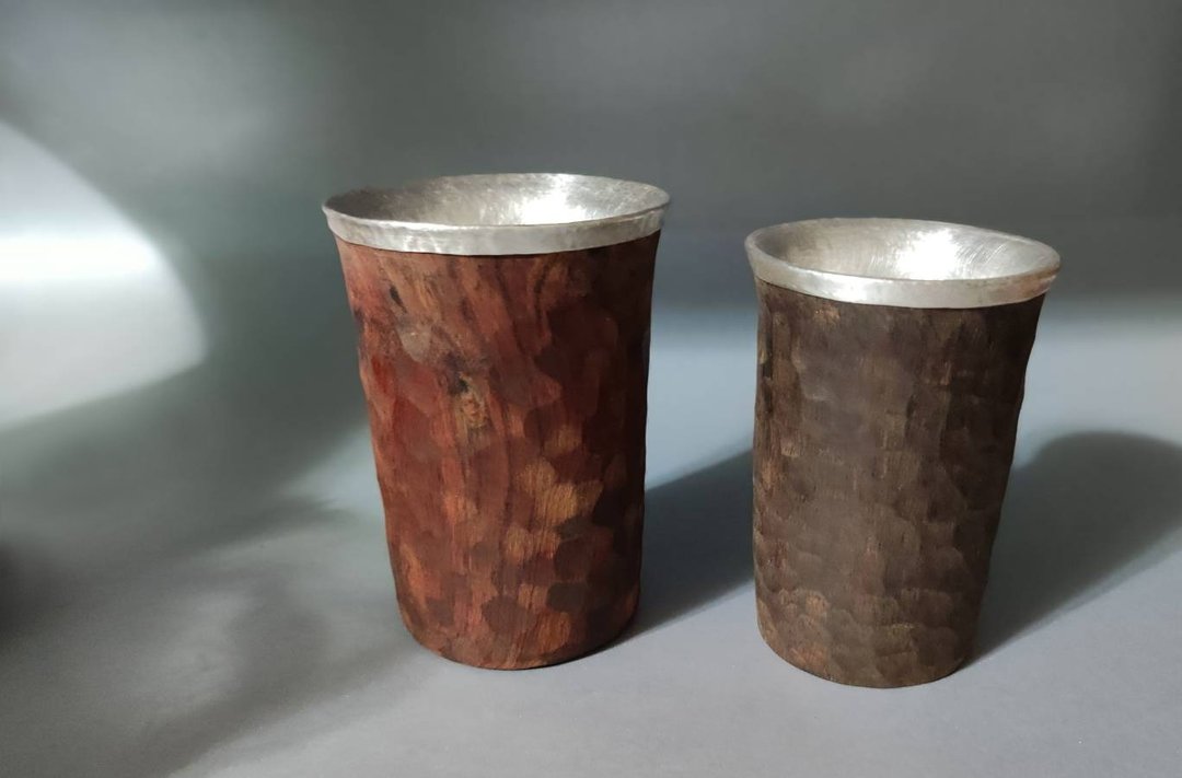 溯—茶盅 - 茶具/茶杯 - 银 银色