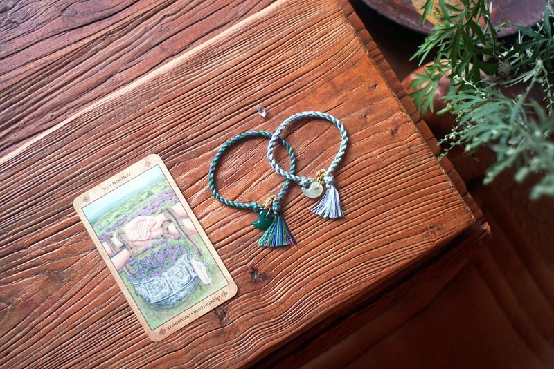 手之绊【树文之旅 · 石楠花 Heather】相守之爱 - 手链/手环 - 水晶 紫色