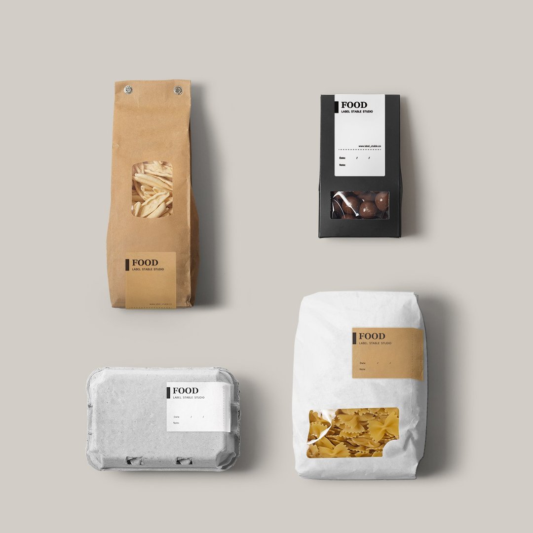 | 定制化品牌贴纸 | 食品标示、咖啡豆封口、商品标示 - 贴纸 - 纸 白色