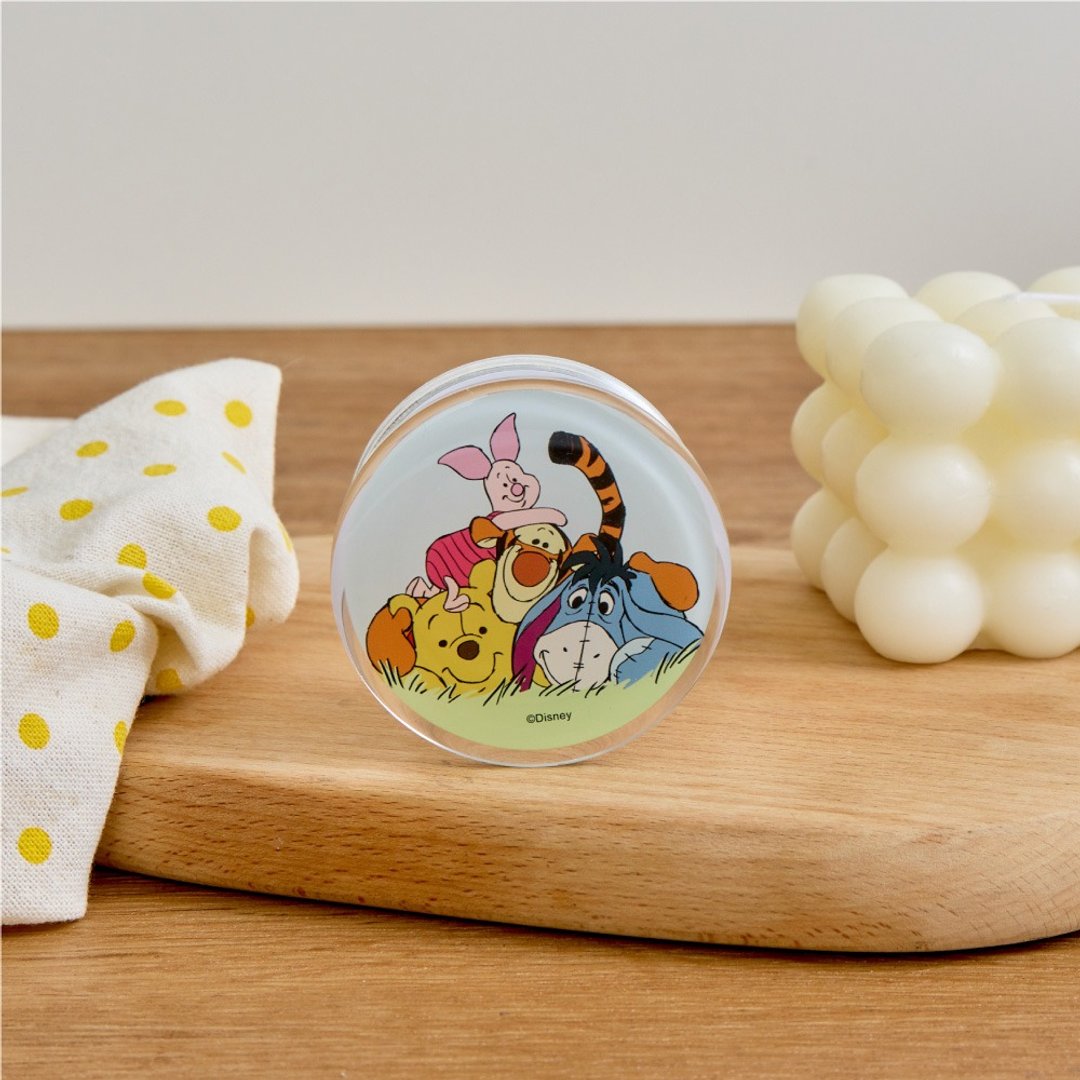 Disney小熊维尼-小熊维尼与朋友们MagSafe气囊支架 - 手机座/防尘塞 - 压克力 多色