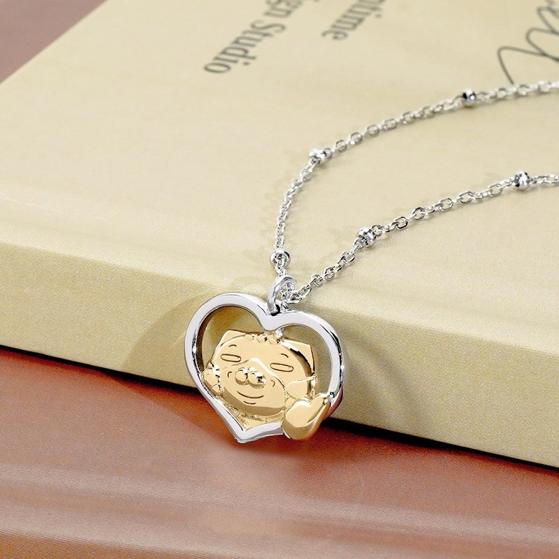 白烂猫蛇么拢贺系列-很赞的纯银项链 - 项链 - 纯银 银色