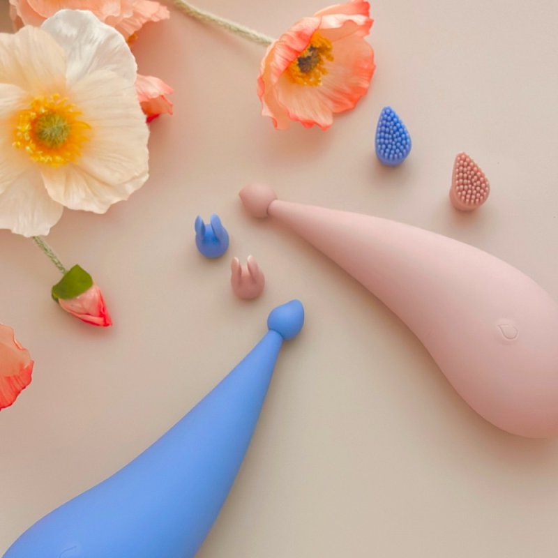 欲望释放价。ASTORIS。TEARS小泪滴 l 可替换头 酥麻 调戏 按摩棒 - 情趣用品 - 硅胶 