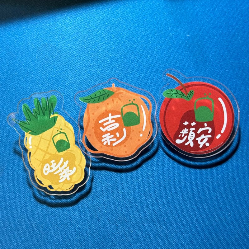 【压克力小夹子】苹安、旺莱、桔利、便条纸夹 - 其他 - 压克力 多色