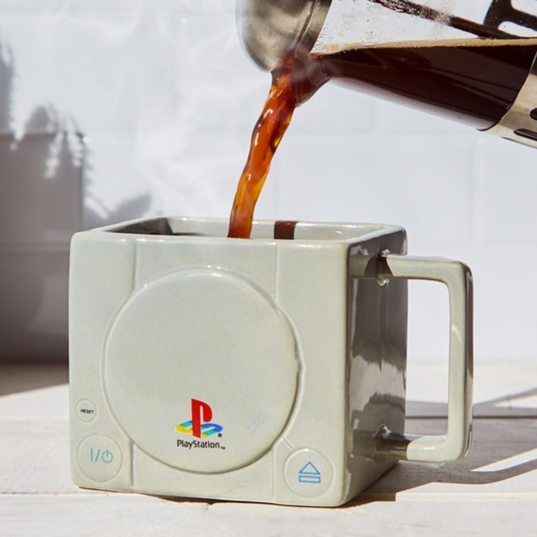 官方授权PlayStation 一代经典主机马克杯 320mL - 咖啡杯/马克杯 - 陶 灰色