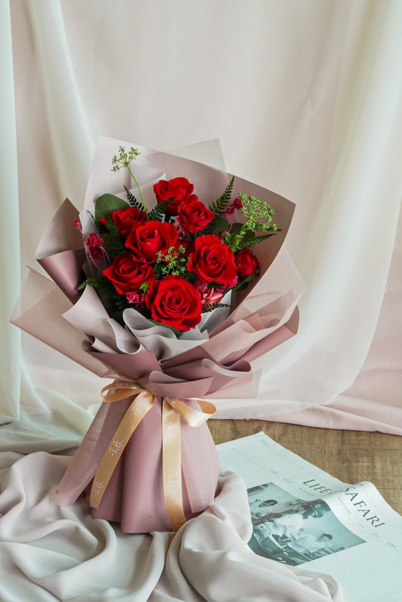 【定制化礼物】命中注定 纪念日 情人 朋友 生日 永生花 干燥花 - 干燥花/捧花 - 植物．花 多色