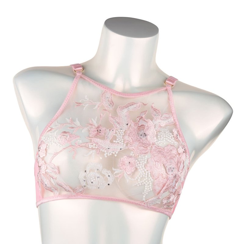 Flora 削肩上衣 樱花粉 - 女士内衣裤 - 其他材质 粉红色