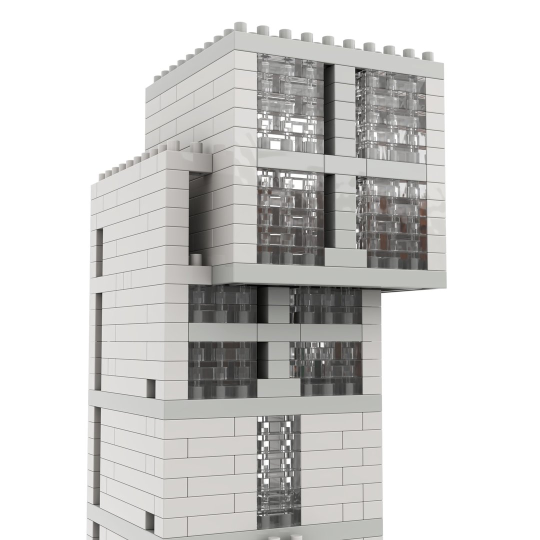 Archbrick 4x4 混凝土住宅微积木 (安藤忠雄) - 摆饰 - 塑料 多色