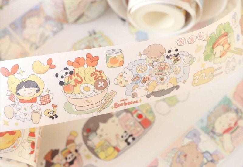 vol.7 【放假干啥呢】可爱治愈和纸胶带Pet胶带 - 纸胶带 - 纸 多色