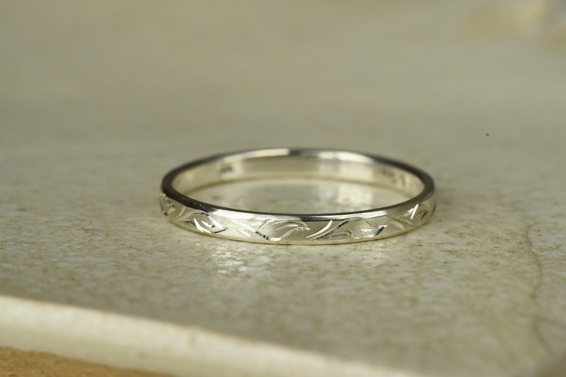 风与叶的银色物语 - 戒指 - 其他金属 银色