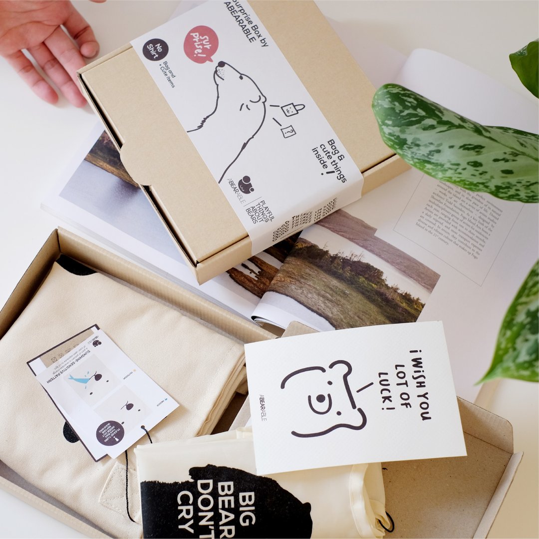 【36% OFF Lucky Bag】ABEARABLE Surprise Box - 手提包/手提袋 - 其他材质 白色