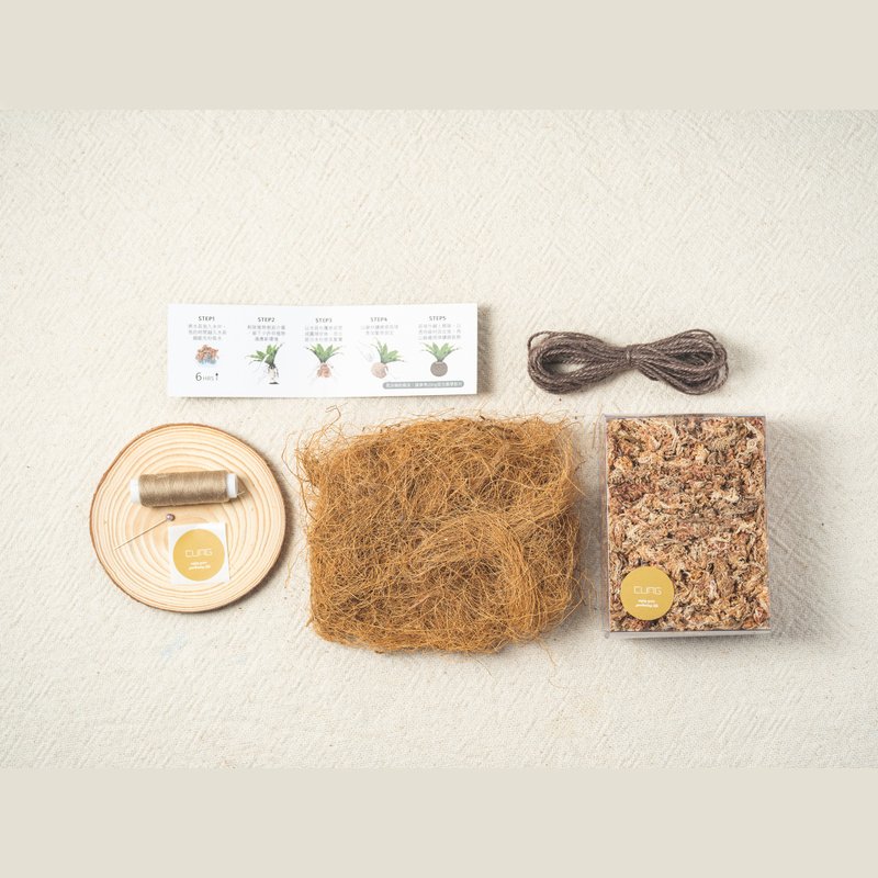 【水苔球DIY材料包不含植物】-手作/交换礼物/聚会/居家植栽手作 - 植栽 - 其他材质 