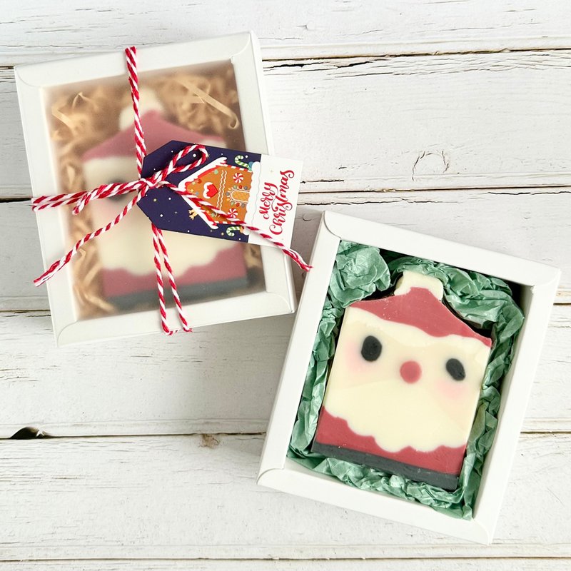 圣诞老公公造型手工皂 交换礼物 季节限定 丑萌圣诞老公公 - 肥皂/手工皂 - 其他材质 