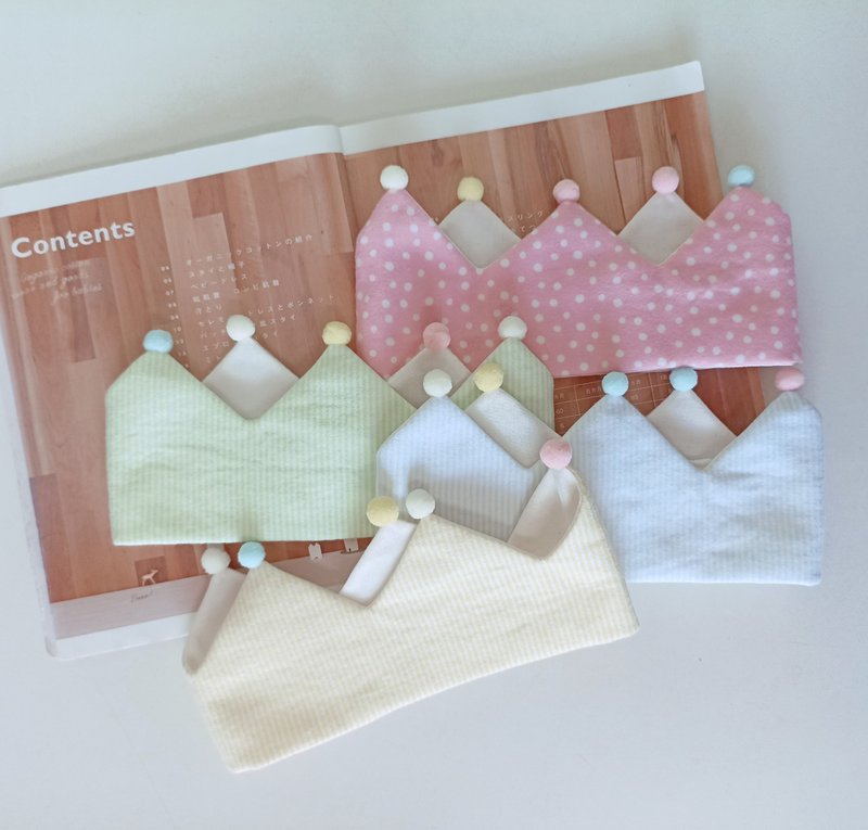 【11/14后出货】生日礼物 周岁礼物 生日帽 派对帽 生日皇冠  生 - 婴儿帽/发带 - 棉．麻 