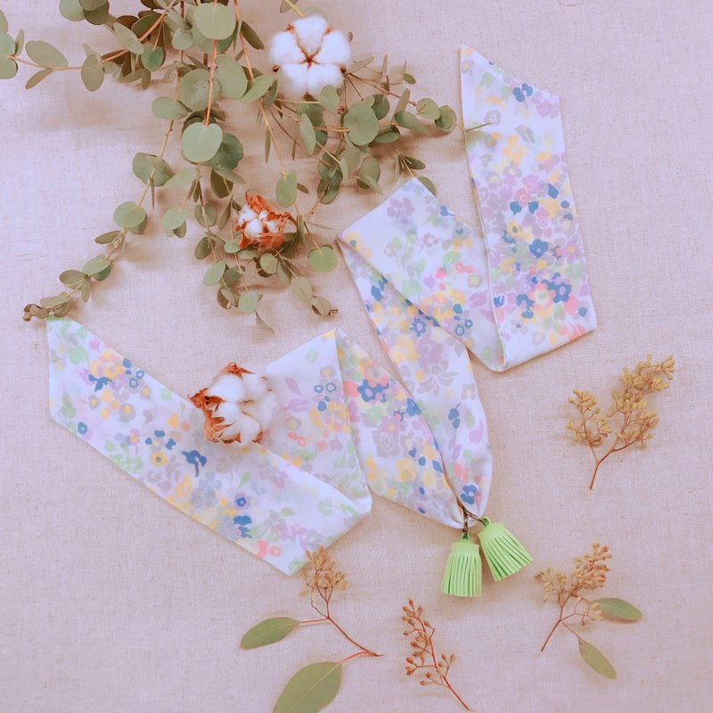 流苏项链 / 末日前的浪漫 ( 2色 ) - 项链 - 棉．麻 粉红色