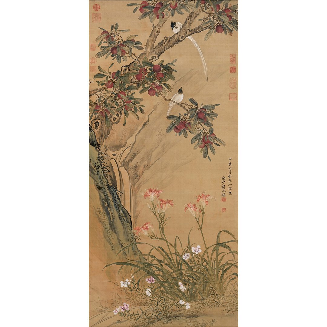 【中式海报・Chinese Poster】蒋廷锡・画杨梅练雀 - 海报/装饰画/版画 - 纸 