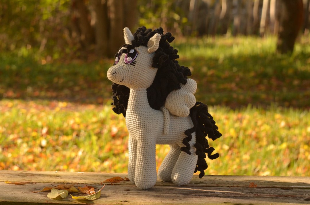 My little pony, cute pony unicorn, English Crochet Pattern PDF - 线上课程/教学影片 - 其他材质 