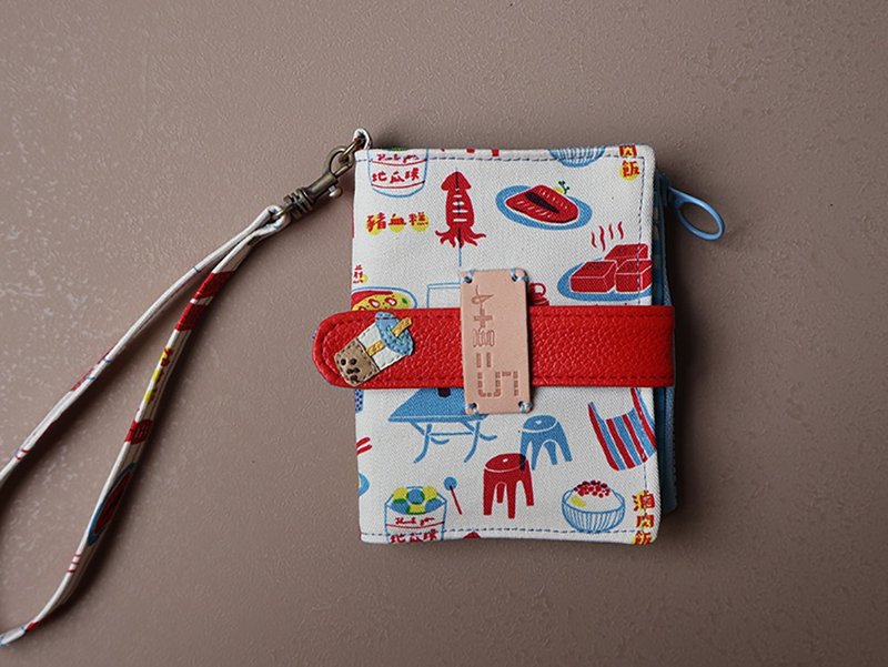 *珍珠奶茶  布短夹/中短夹* - 皮夹/钱包 - 棉．麻 多色