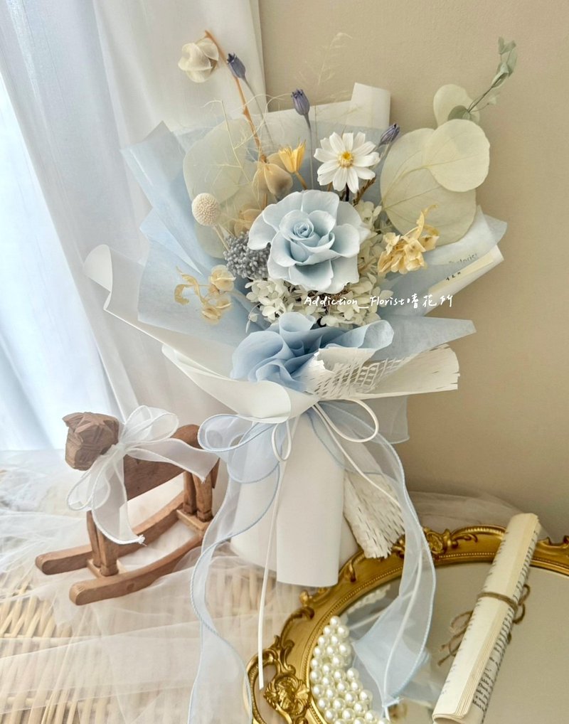 嗜花所 - 苏打气泡 毕业花束 永生花束 情人节花束 花礼 - 干燥花/捧花 - 植物．花 