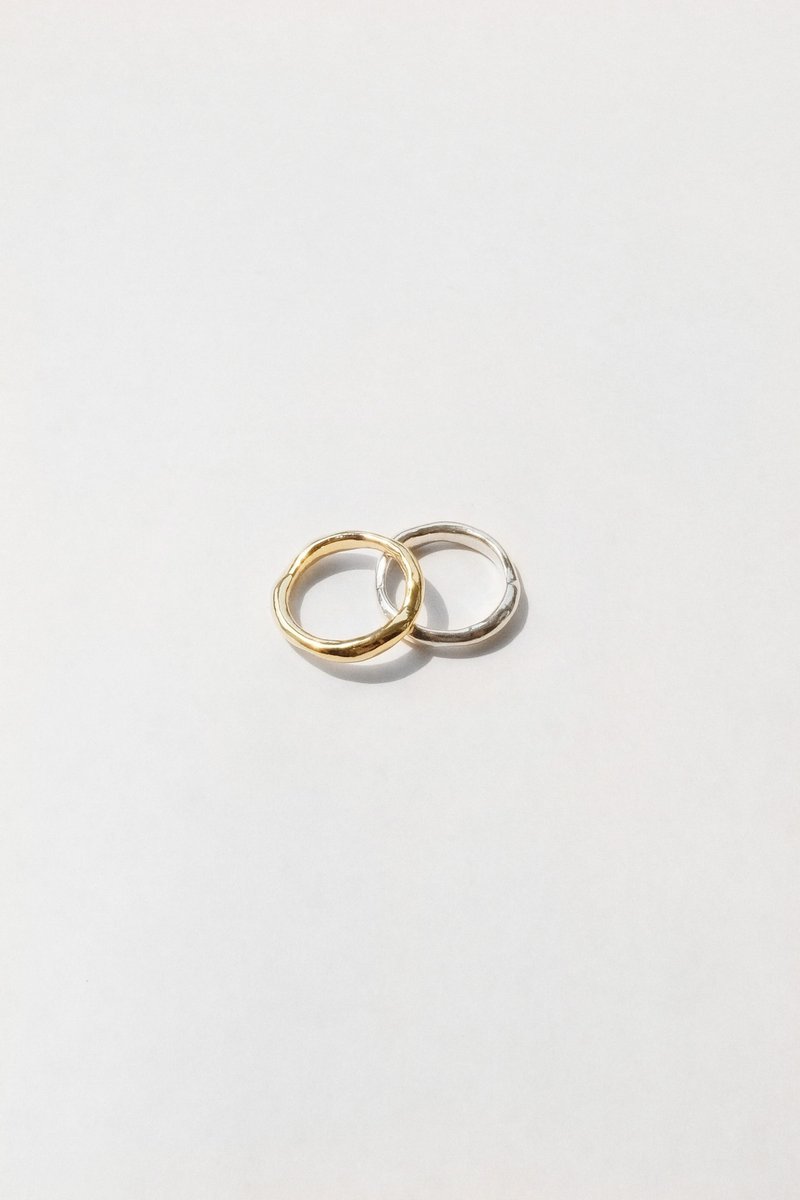 Lana Ring 水波银戒 - 戒指 - 纯银 银色