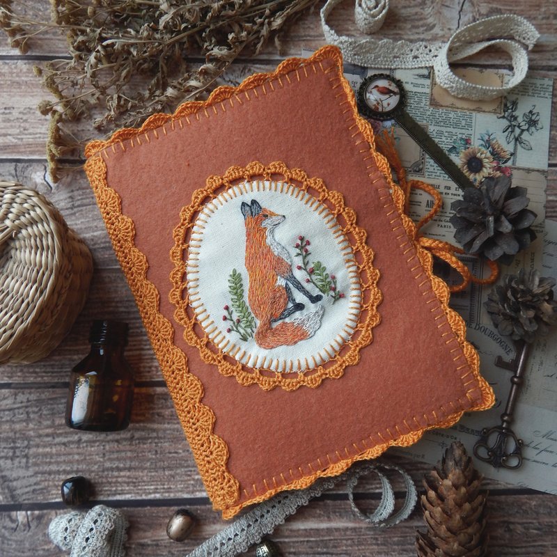 Paint brush case Art and sewing supplies holder Art tools Roll-up organizer - 收纳用品 - 其他材质 橘色