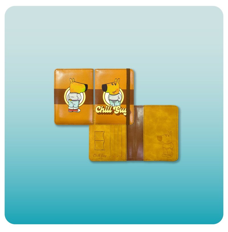 Chill Guy 护照套 - 护照夹/护照套 - 人造皮革 