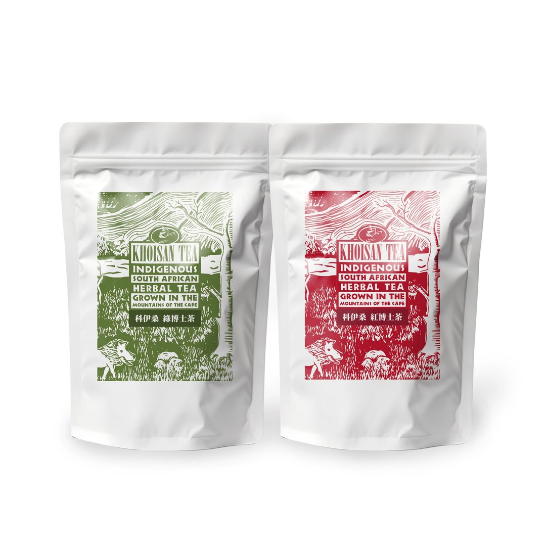 科伊桑经典博士茶轻装版 (2.5g*50 包) - 红绿博士茶套组 - 茶 - 新鲜食材 