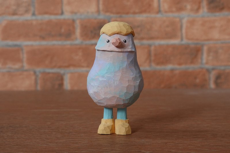 Wooden Figure Morning Irwin - 玩偶/公仔 - 木头 多色