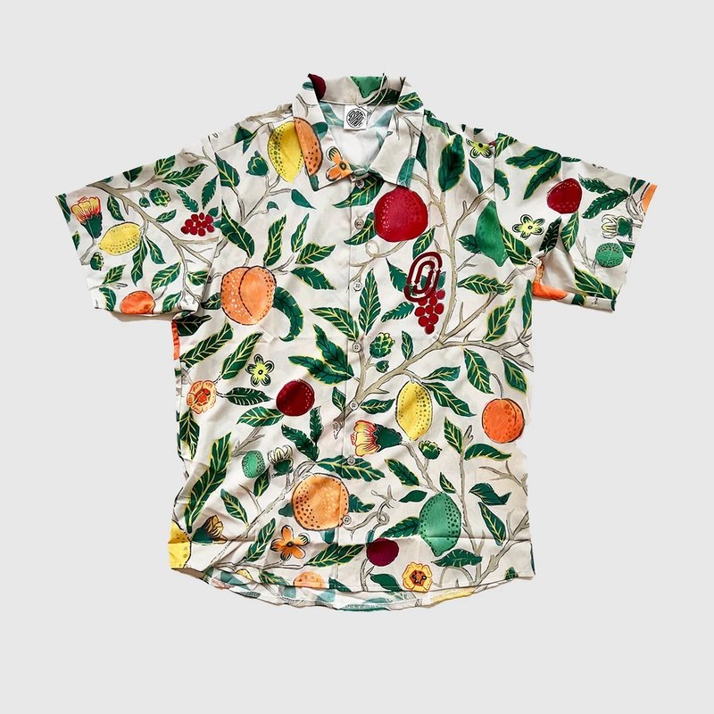 【Ostroy】SKRATCH FRUIT TREE RESORT SHIRT_休闲衬衫 - 自行车/周边 - 聚酯纤维 多色