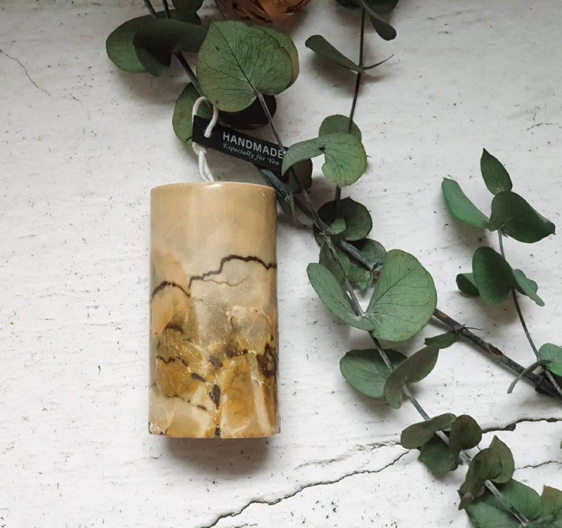 大理石柱状香氛蜡烛 |190g | 15种香调选择 | 家饰设计 / 摆设 - 摆饰 - 蜡 