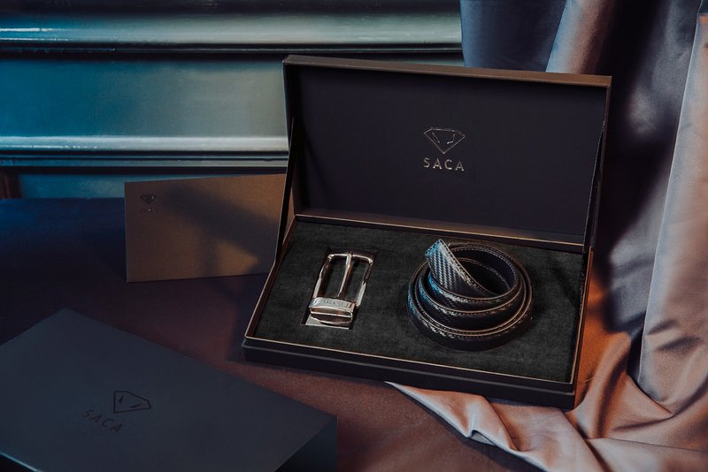 Classic X Belt 经典纹路两面用皮带 - 其他 - 真皮 黑色