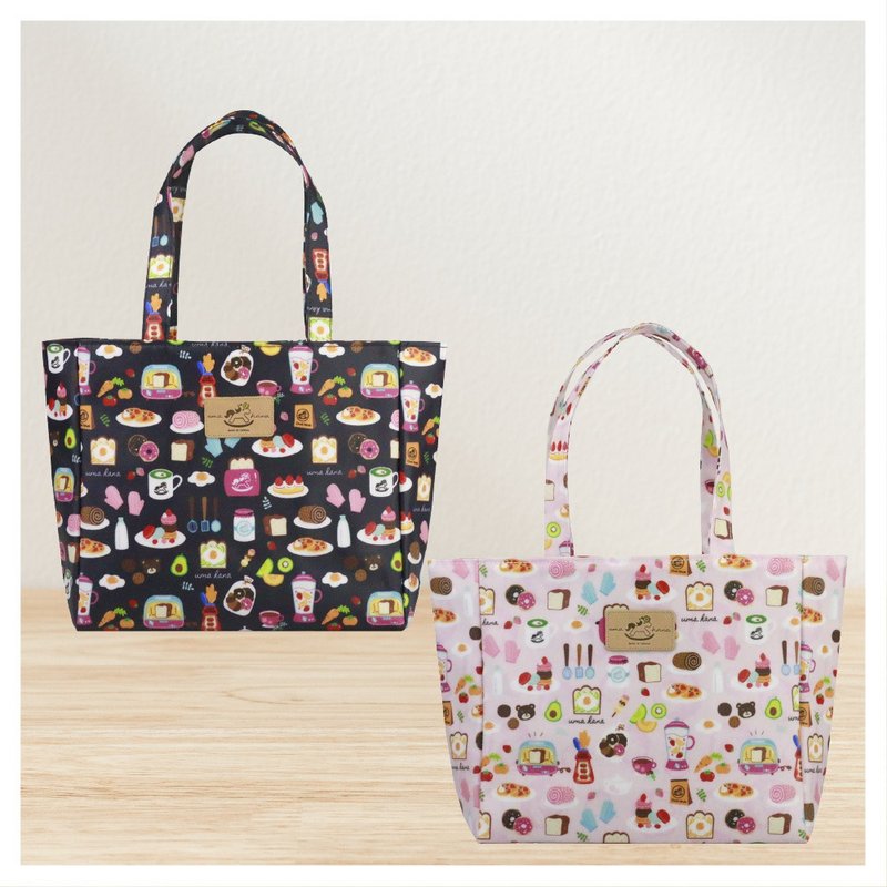 【午后盛宴-中拉包】可横放A4文件肩背手提拉链防水的中拉包 - 手提包/手提袋 - 防水材质 