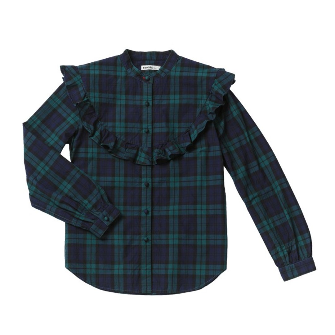 LITTLE WOMAN - Puritan Collar Shirt - 女装衬衫 - 棉 