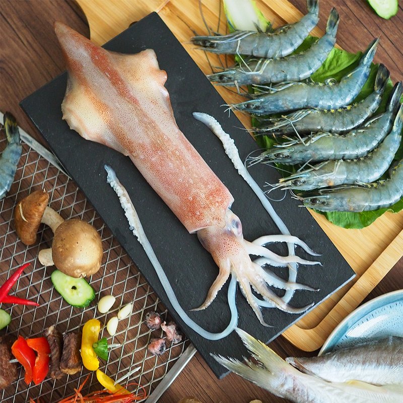 野生透抽 当季现捞船冻锁鲜 - 其他 - 新鲜食材 
