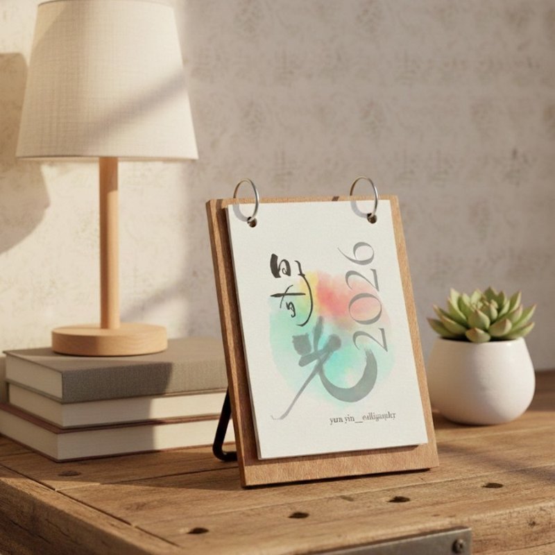 云影书法 2026 限量书法年历 日子有光 年历 月历 日历 行事历 - 年历/台历 - 纸 