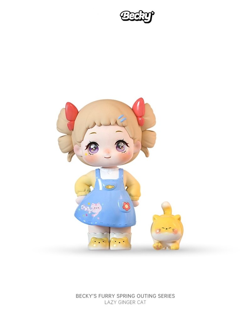 boptoys 潮玩波普 BECKY 贝琪毛茸茸春日游系列盲盒 - 玩偶/公仔 - 塑料 