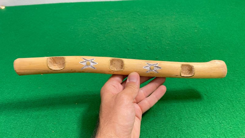 木制烛台原木烛台适用于壁炉罩农舍咖啡 - 蜡烛/烛台 - 木头 咖啡色