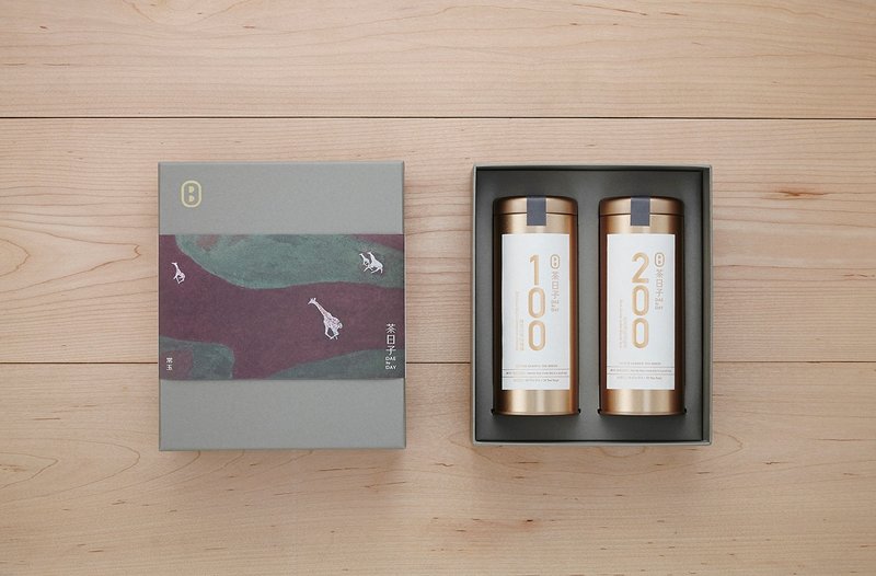 常玉 Sanyu  长颈鹿  经典好日 2罐入 - 茶 - 新鲜食材 灰色