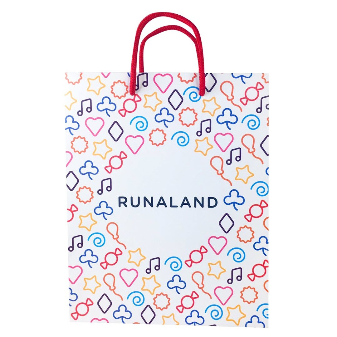 【送礼必备】RUNALAND 精美提袋儿童节礼物圣诞礼盒毕业礼物 - 其他 - 纸 白色