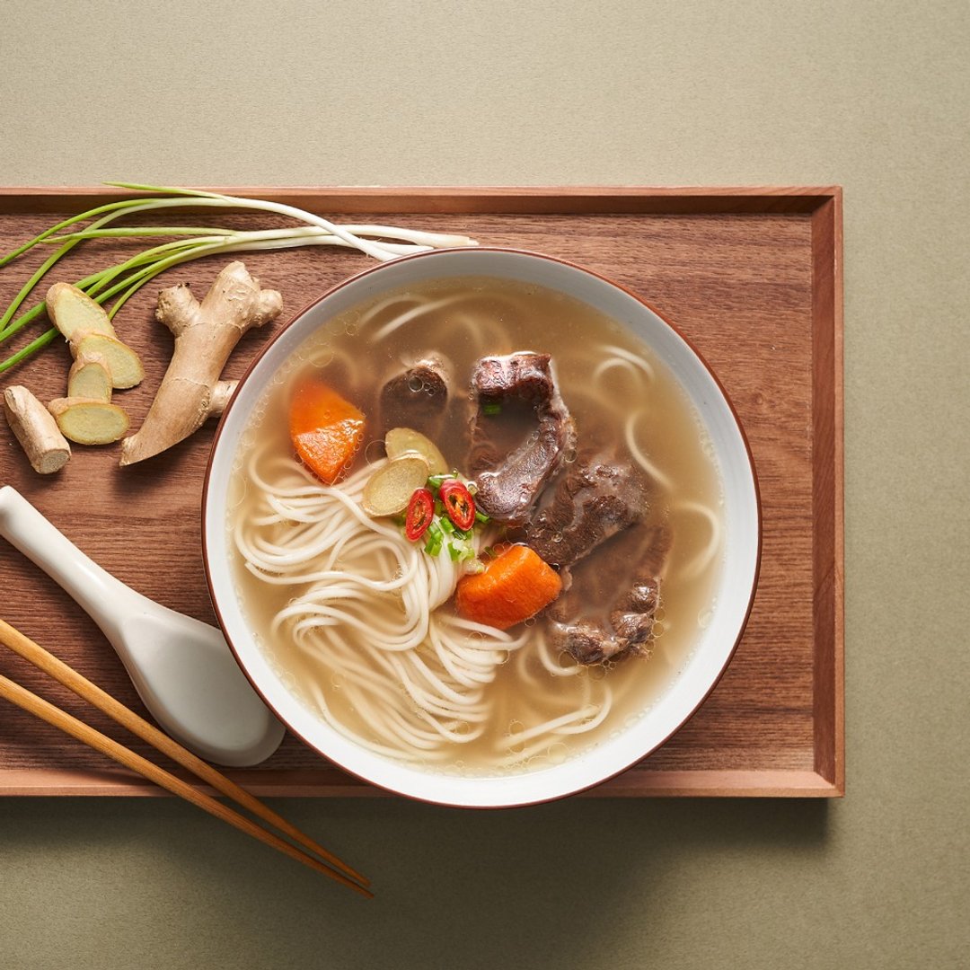 贾以食日 秘制清炖牛肉面 单盒 - 面/面线/米粉 - 新鲜食材 白色